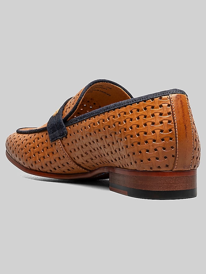 Stacy Adams Winstead Moc Toe Saddle Loafers