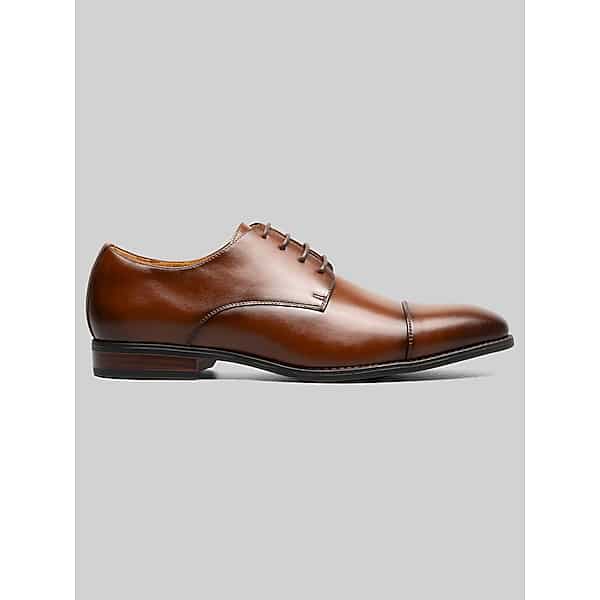 Stacy Adams Men's Nelson Cap Toe Oxfords Tan - Size: 9 D-Width TMW435M90405