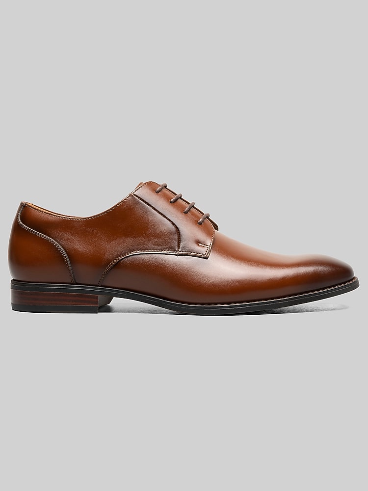 tan dress shoes Mens Smart Formal Patent Oxford Tan Shoes Shiny Laced Classic Round Toe Dress main image 1