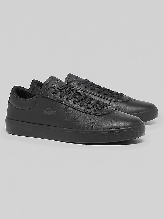Lacoste Baseshot Evo Leather Lace-Up Sneakers