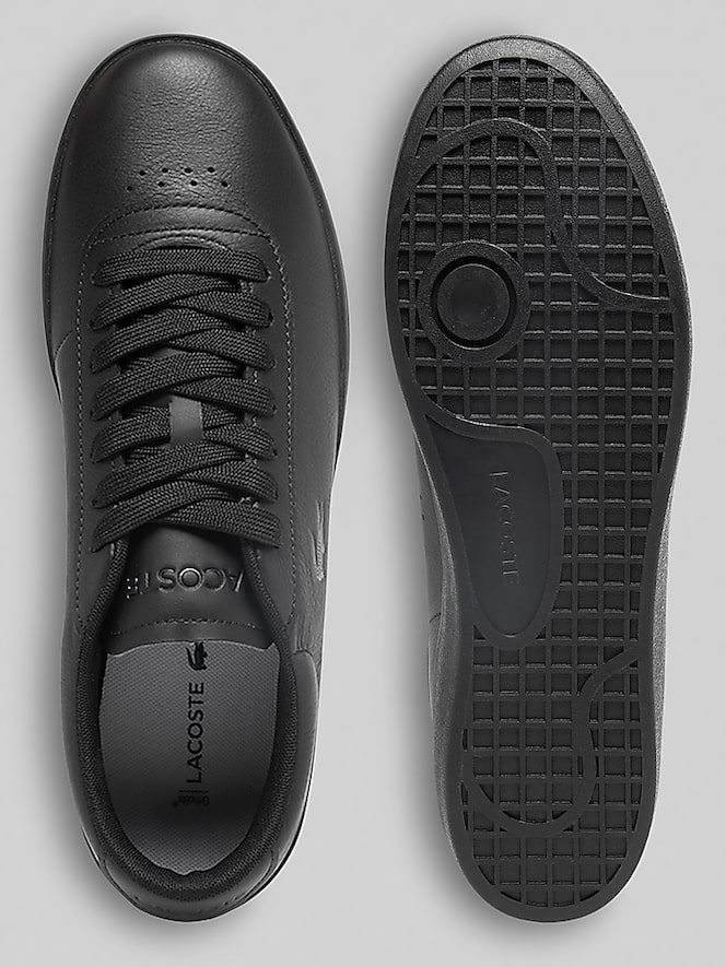 Lacoste Baseshot Evo Leather Lace-Up Sneakers