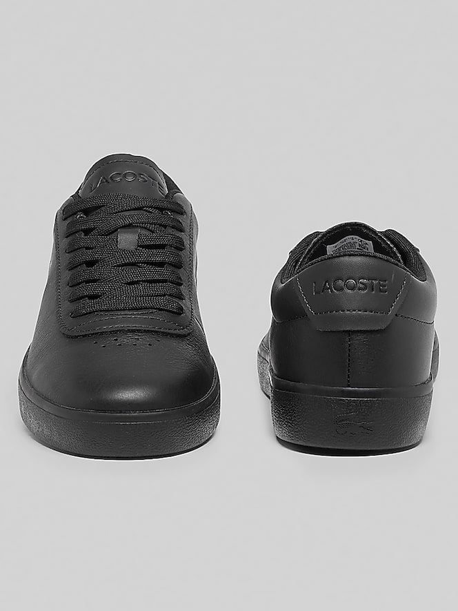 Lacoste Baseshot Evo Leather Lace-Up Sneakers