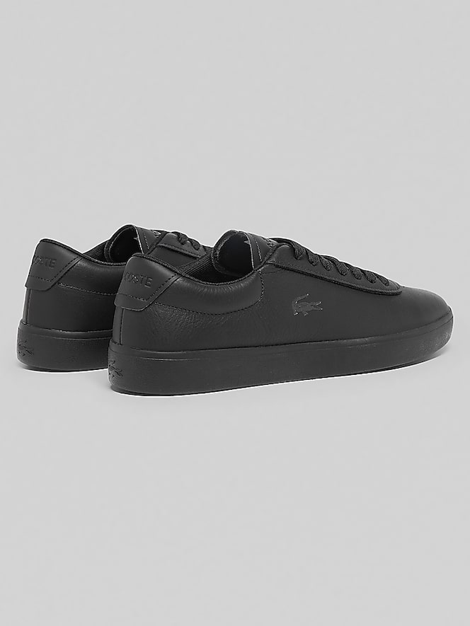 Lacoste Baseshot Evo Leather Lace-Up Sneakers
