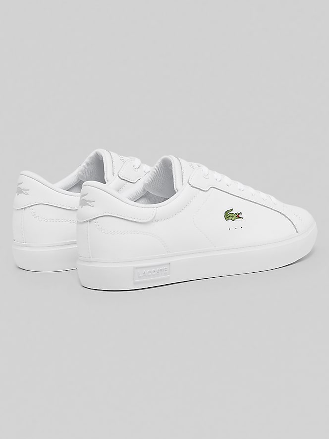 Lacoste Powercourt Leather Lace-Up Sneakers