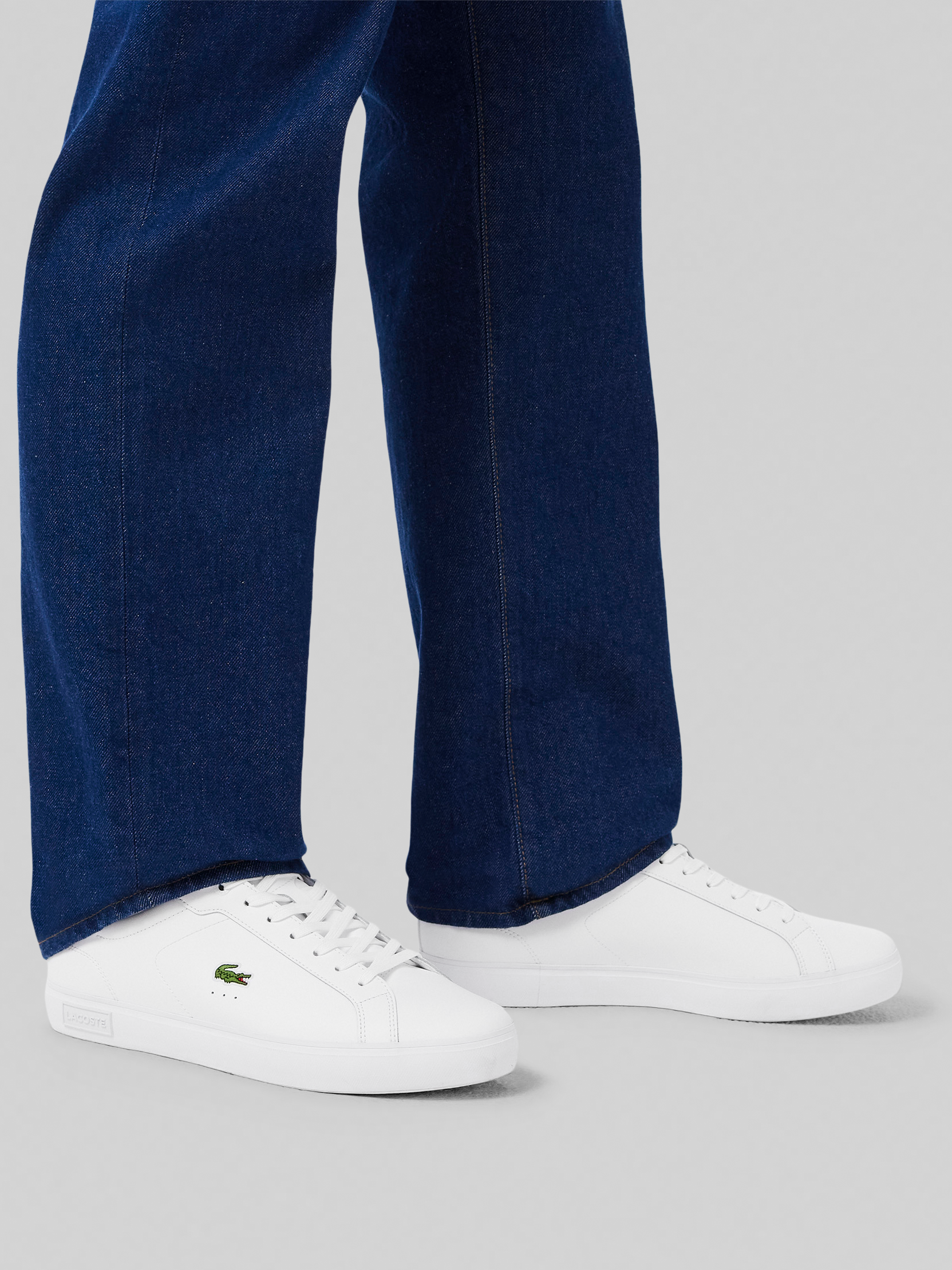 Powercourt Leather Lace-Up Sneakers