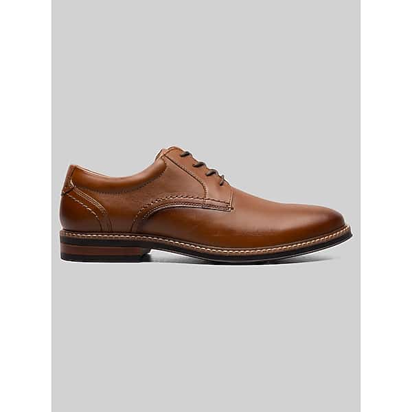 Nunn Bush Men's Calderone Plain Toe Oxfords Cognac - Size: 11 D-Width