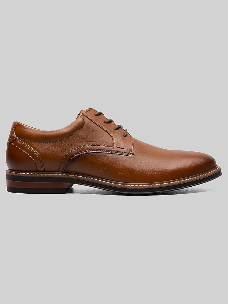 brown dress shoes wide BRAVO Men Dress Shoe KING-2 Wingtip Oxford Shoe Brown main image 1