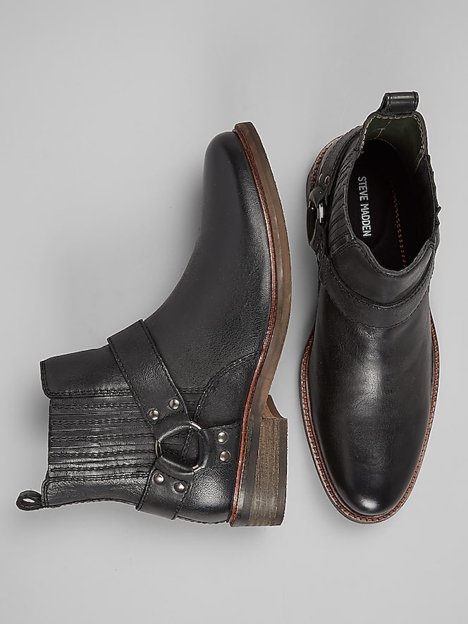 Steve Madden Welch Plain Toe Cowboy Boots