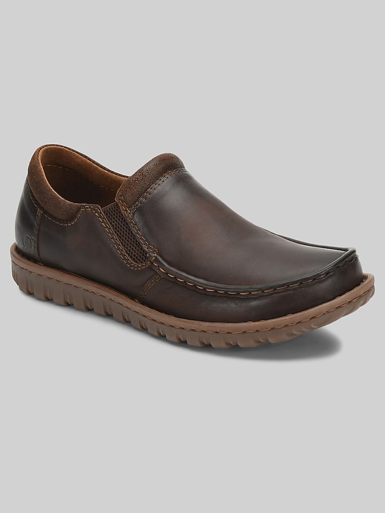 Born Gudmund Slip-On Loafers Dark Brown Leather Men’s 8 Gudmund | Born Shoes main image 2