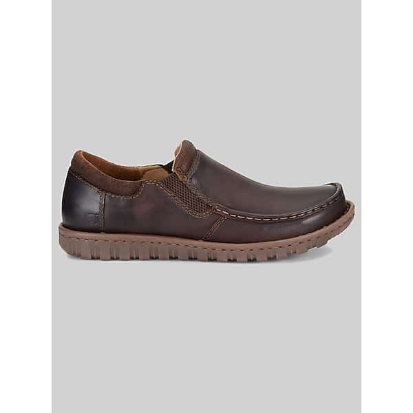 Born Shoes Men's Gudmund Moc Toe Shoes Dk Brown Castano - Size: 10 D-Width TMW436D00403