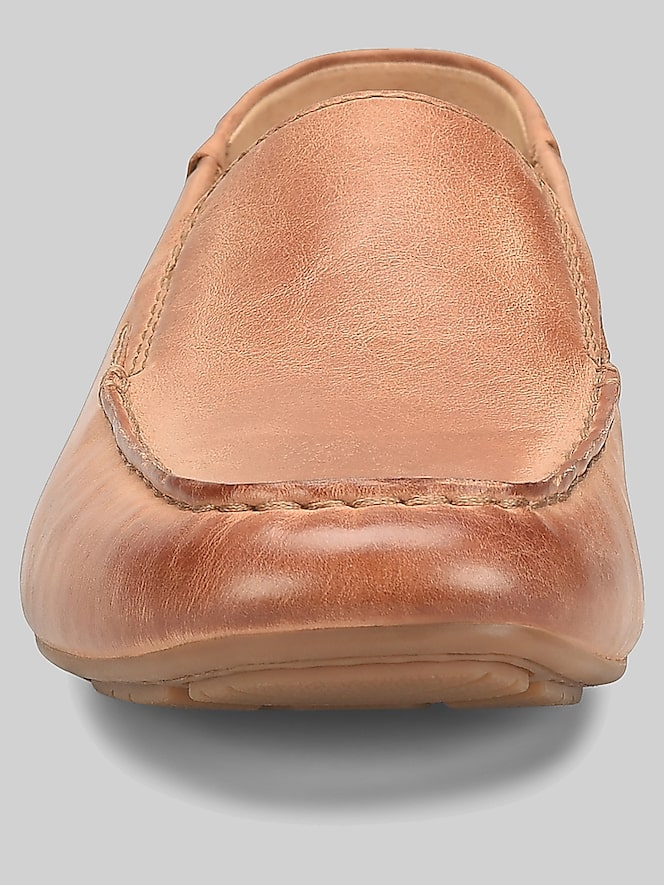 Born Shoes Marcel Leather Moc Toe Loafers