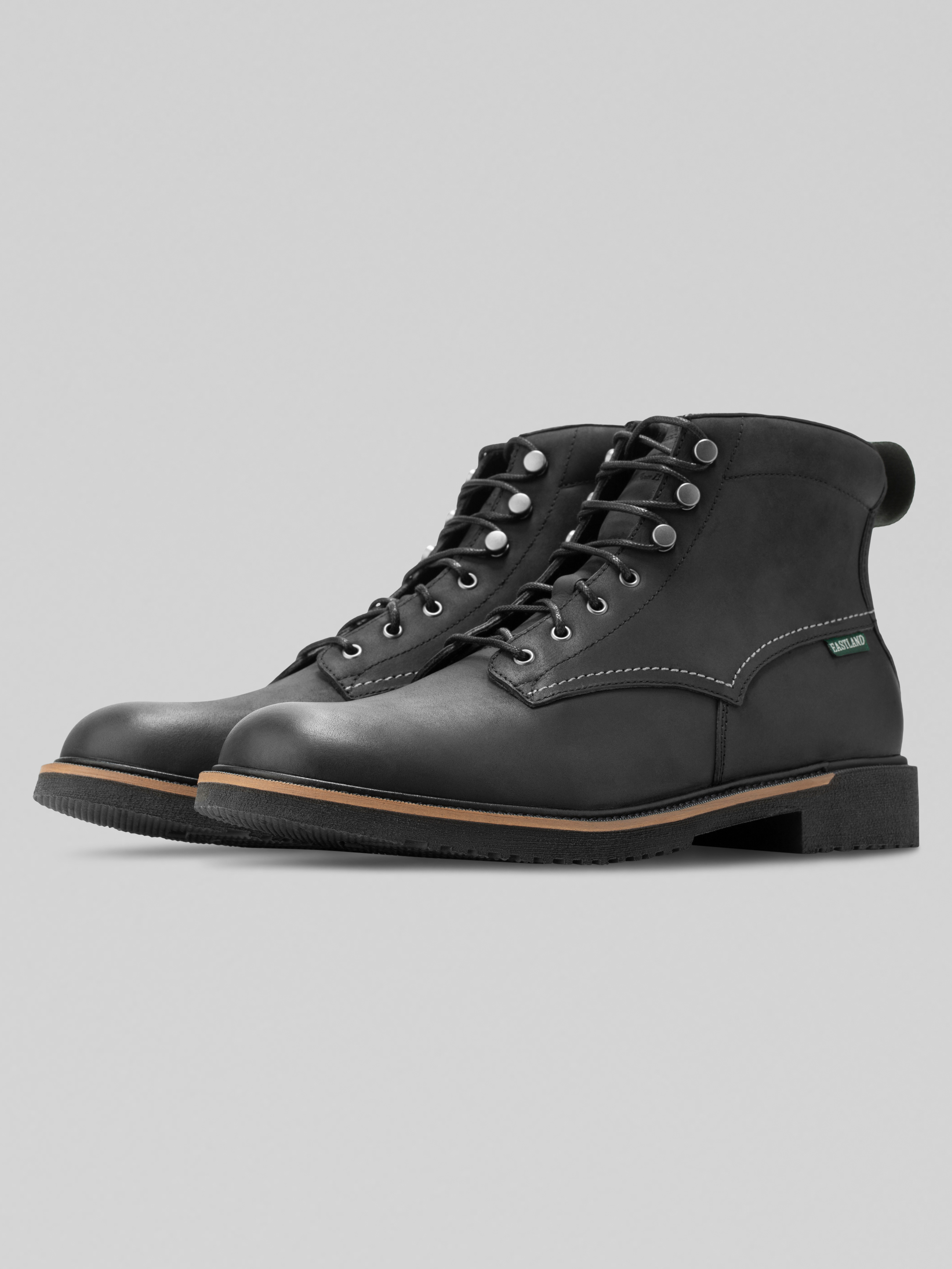 Allagash Leather Plain Toe Boots