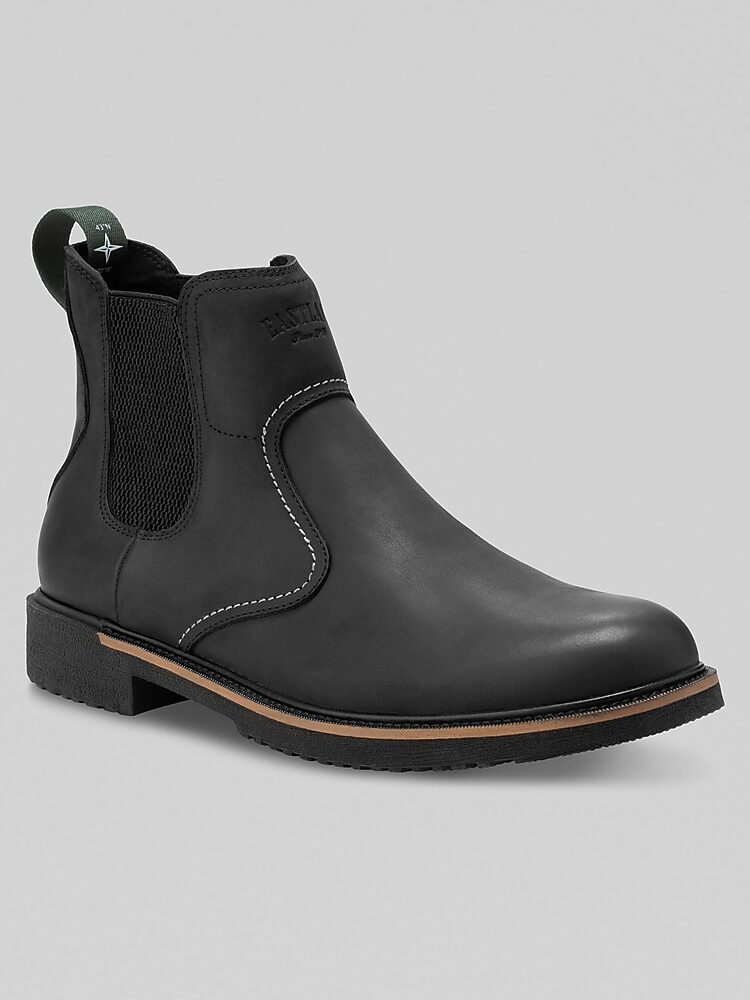 Eastland Chimney Pond Leather Plain Toe Chelsea Boots, Black  display picture 2