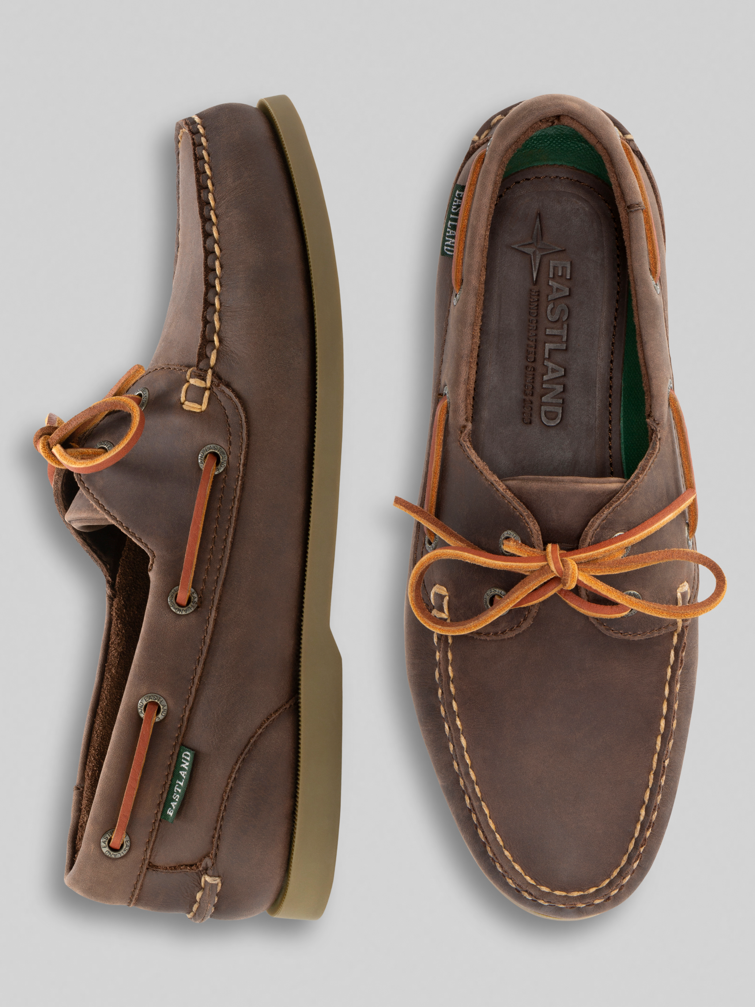 Seadog Leather Moc Toe Boat Shoes
