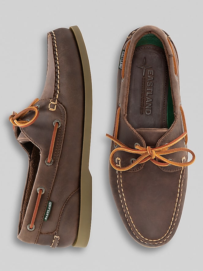Eastland Seadog Leather Moc Toe Boat Shoes