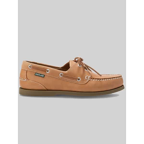 Eastland Men's Seadog Leather Moc Toe Boat Shoes Peanut - Size: 10.5 D-Width