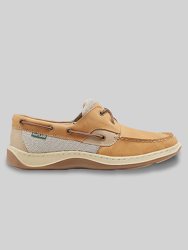 Eastland Men's Solstice Moc Toe Boat Shoes , Tan