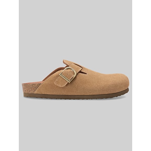 Eastland Men's Gabe Buckle Clogs Khaki Suede - Size: 12 WIDE