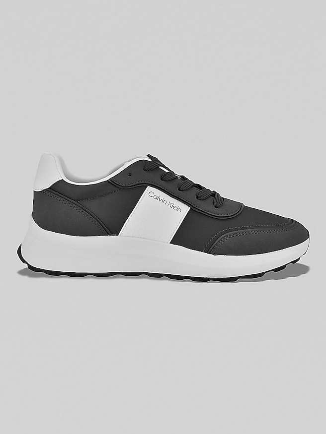 Calvin Klein Men's Byren Lace-Up Sneakers , Gray