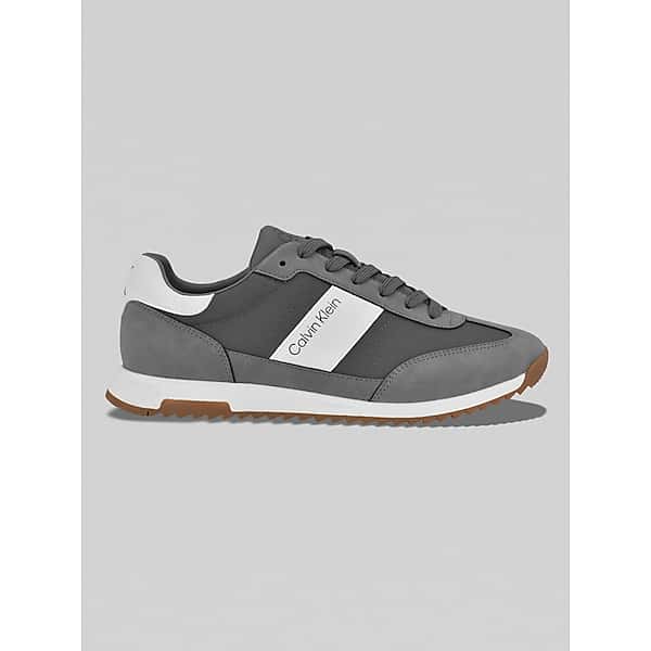 Calvin Klein Men's Galent Lace-Up Sneakers Gray - Size: 8 D-Width TMW436Y80404