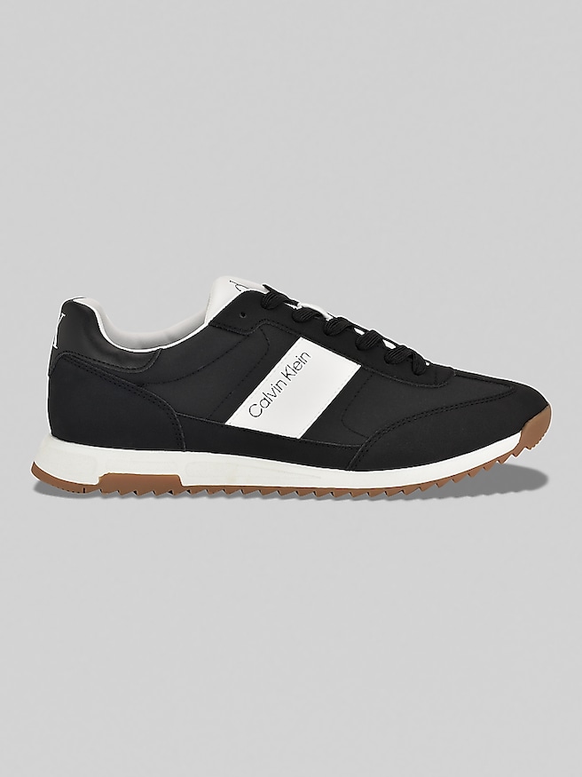 Calvin Klein Men's Galent Lace-Up Sneakers , Black/White