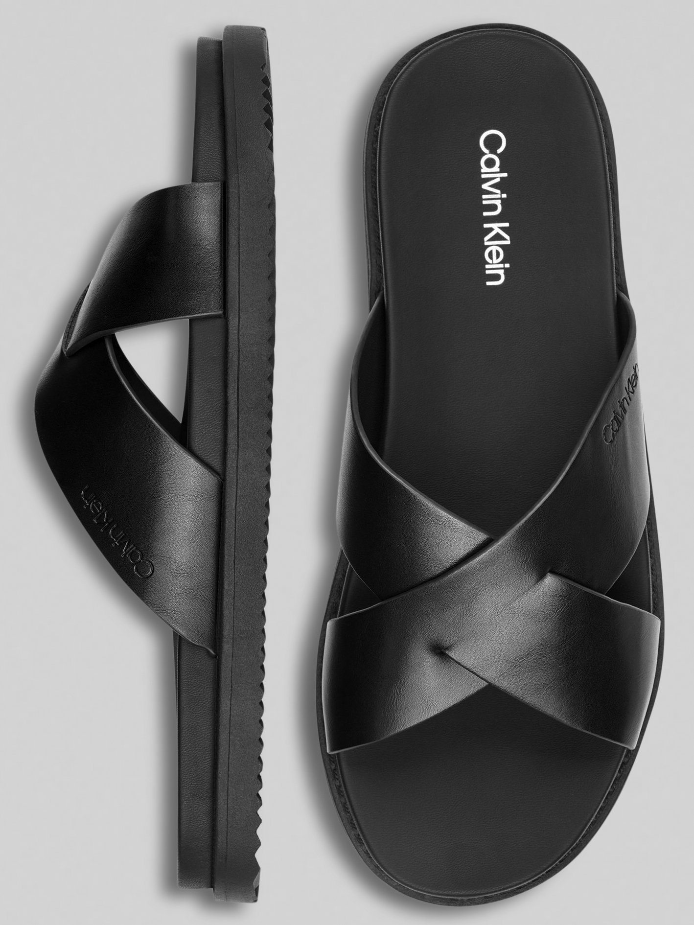 Lusako Criss-Cross Slip-On Sandals