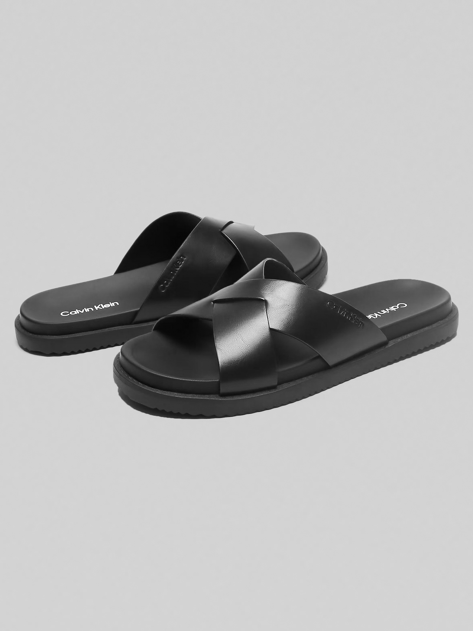 Lusako Criss-Cross Slip-On Sandals