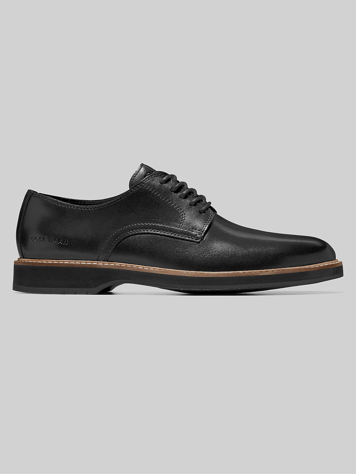 Cole Haan Williams Plain Toe Oxford Mens 13 Black Suede Leather Lug Sole C30072 Cole Haan Morse Grand Plain Toe Oxford - Free Shipping | DSW main image 3