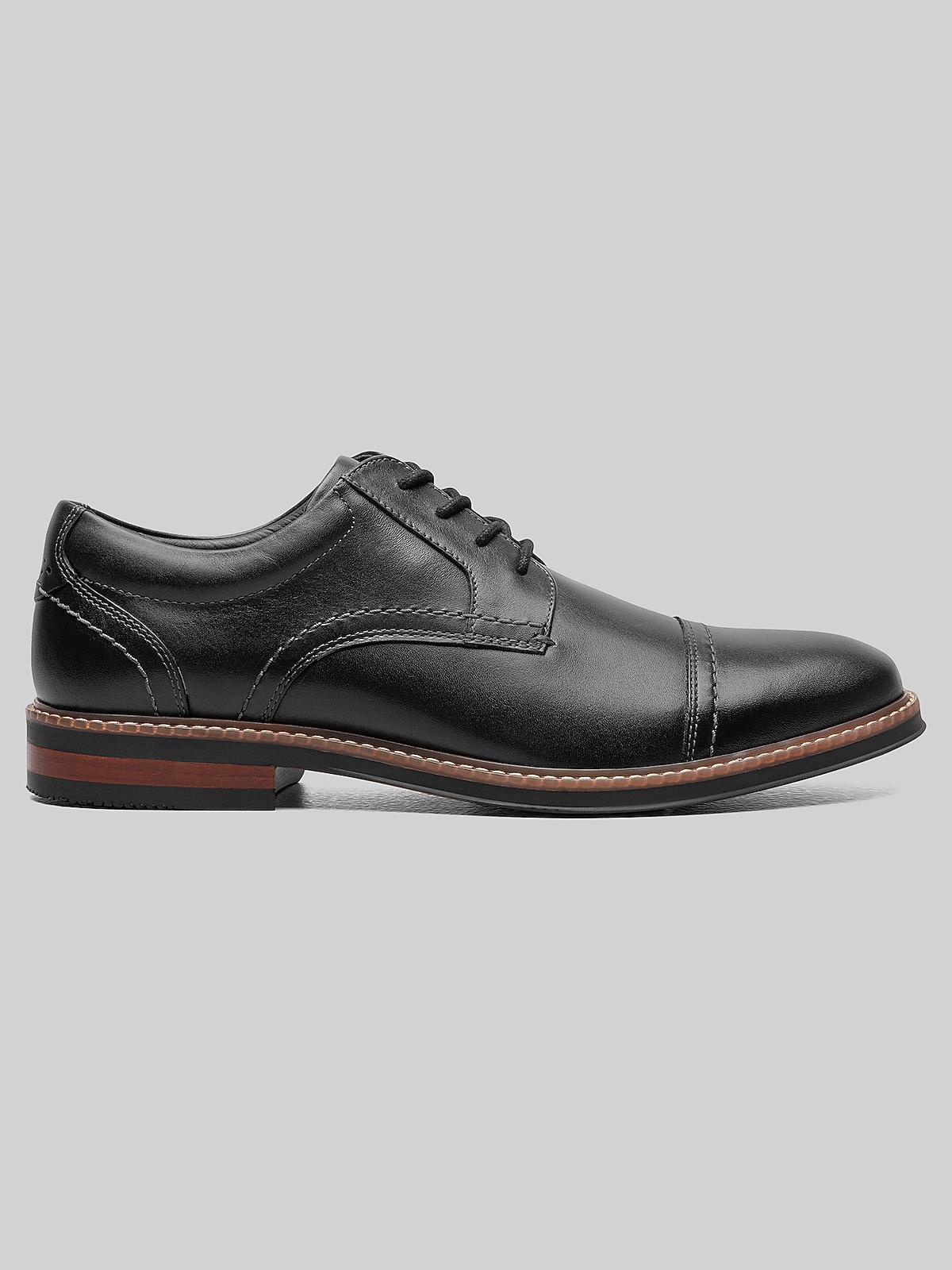NWT Nunn Bush Calderone Oxford Genuine Leather SZ-12 Color- Cognac Amazon.com | Nunn Bush Mens Centro Flex Plain Toe Dress  main image 3