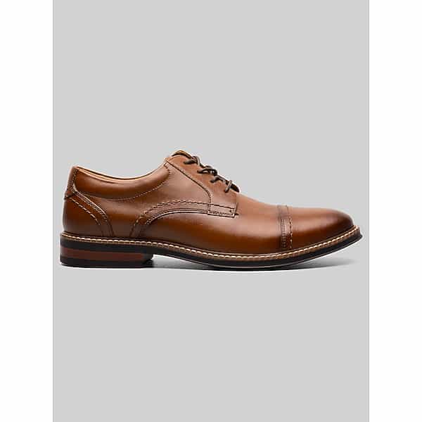 Nunn Bush Men's Calderone Cap Toe Oxfords Cognac - Size: 13 WIDE