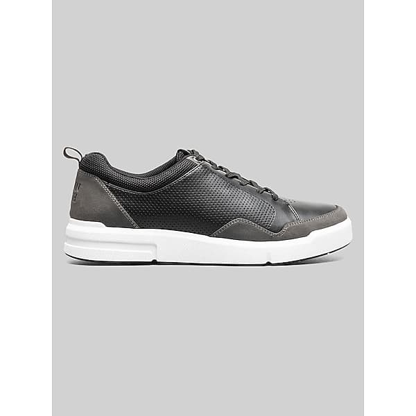 Nunn Bush Men's Kore City Rally Moc Toe Lace-To-Toe Sneakers Black Multi - Size: 7 D-Width