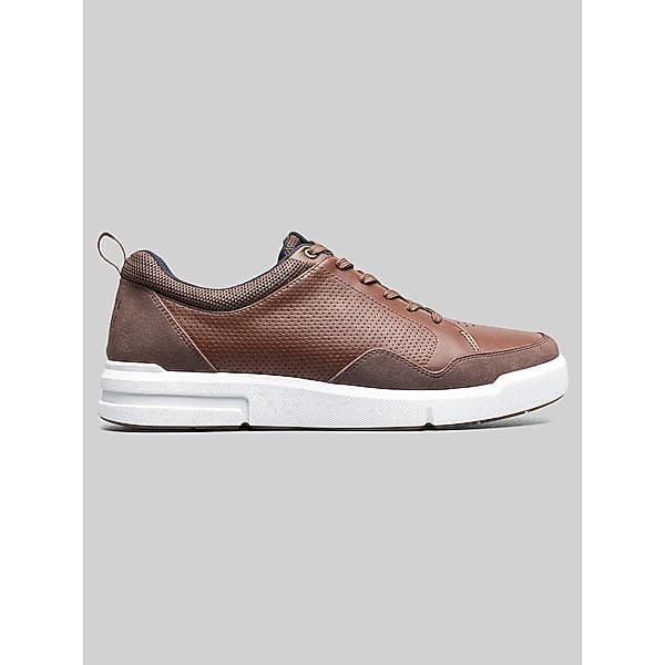 Nunn Bush Men's Kore City Rally Moc Toe Lace-To-Toe Sneakers Brown Multi - Size: 8 1/2 D-Width