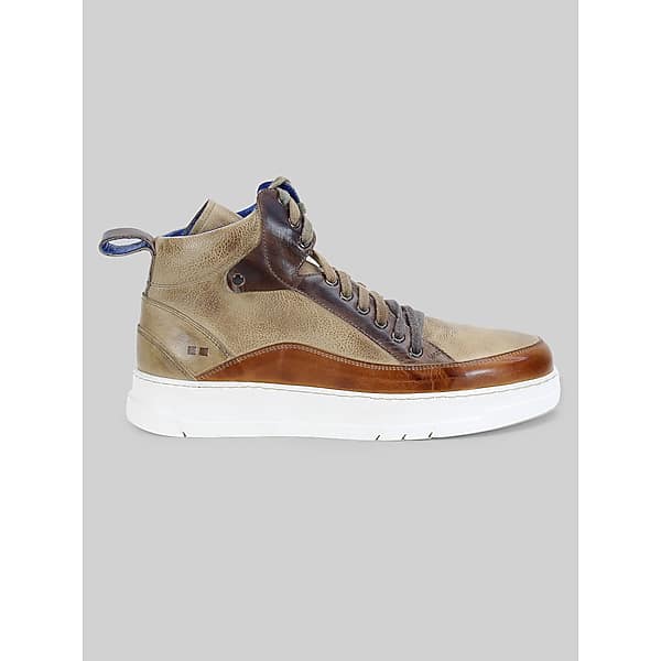 Bedstu Men's Workbench Moc Toe Sneakers Cafe Latte Rustic - Size: 11.5 D-Width TMW438Y15403