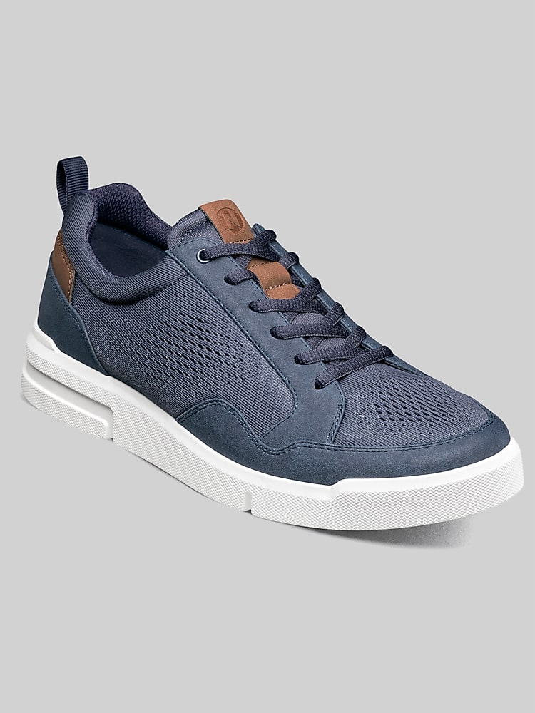 Nunn Bush KORE City Rally Mesh Moc Toe Sneakers, Navy Multi - Blue