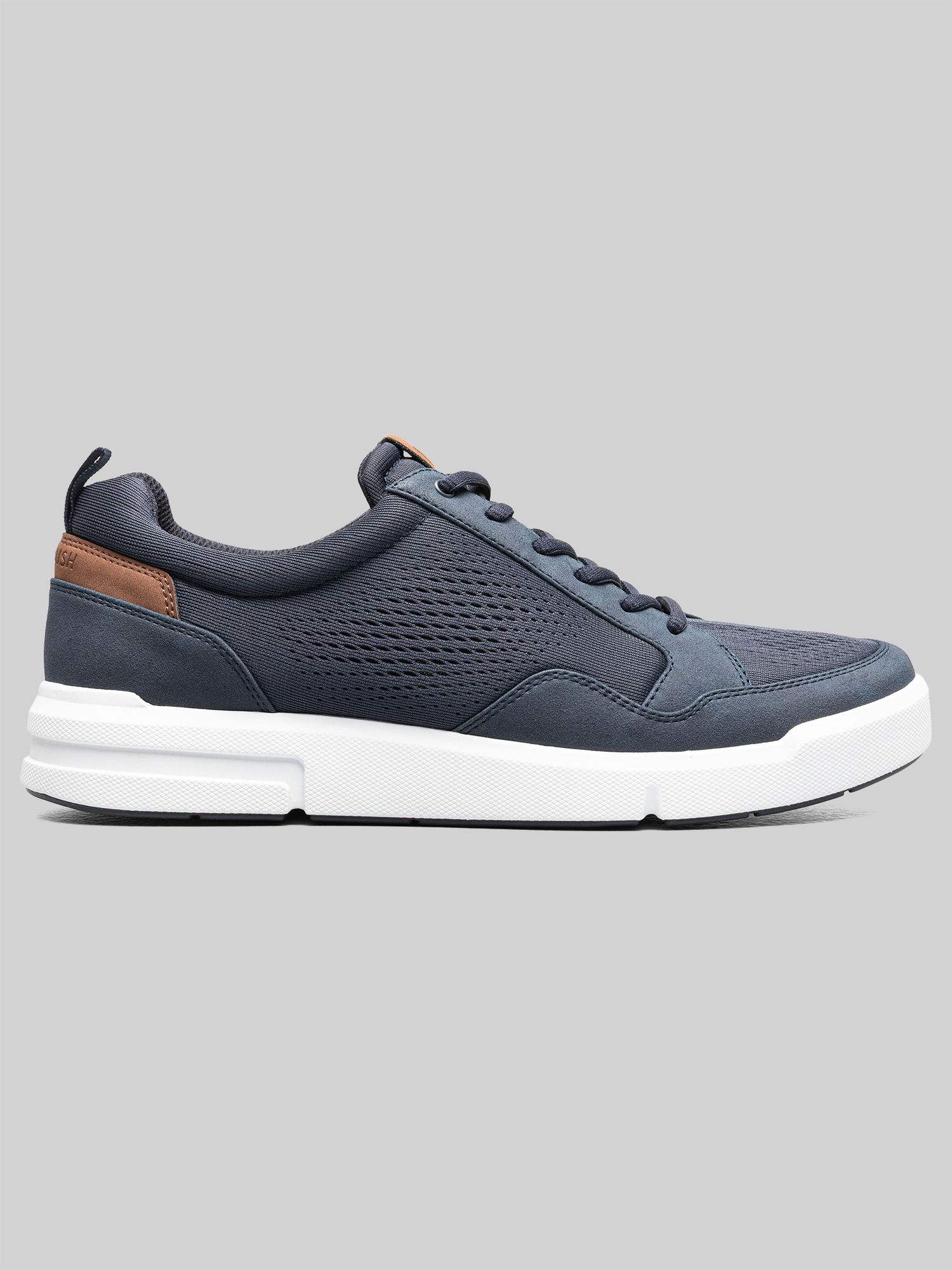Nunn Bush KORE City Rally Mesh Moc Toe Sneakers, Navy Multi - Blue