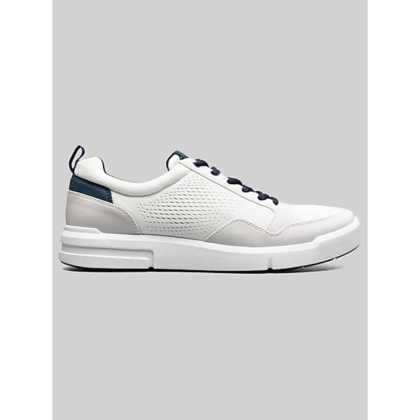 Nunn Bush Men's KORE City Rally Mesh Moc Toe Sneakers White Multi - Size: 10.5 WIDE