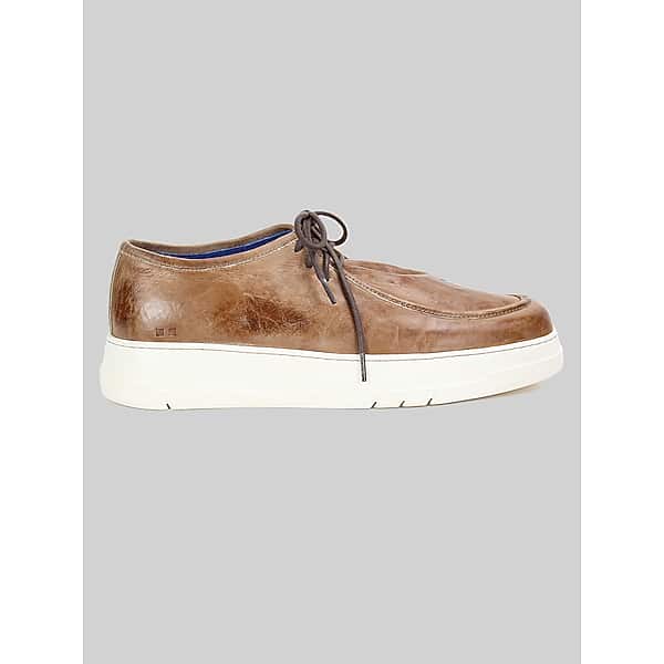 Bedstu Men's Webmaster Low Top Moc Toe Sneakers Tan Dd - Size: 10 D-Width