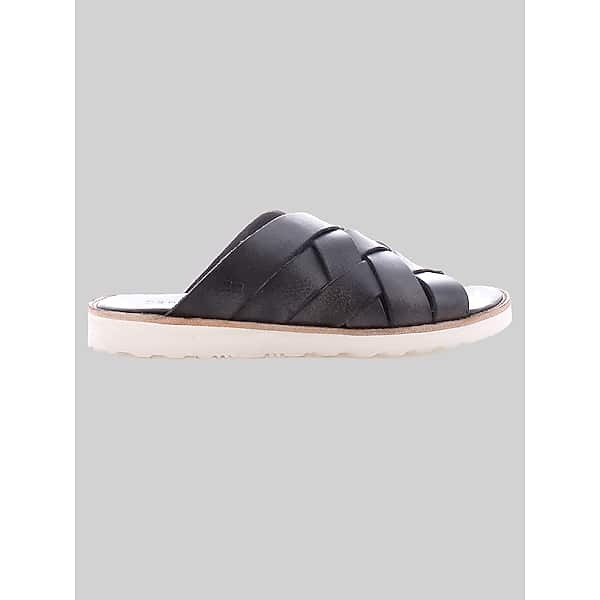 Bedstu Men's Abraham Slide Sandals Black Dd - Size: 11 D-Width