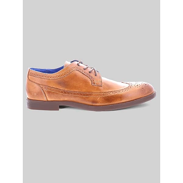 Bedstu Men's Sandro II Wingtip Oxfords Tan Rustic - Size: 13 D-Width TMW439G30405