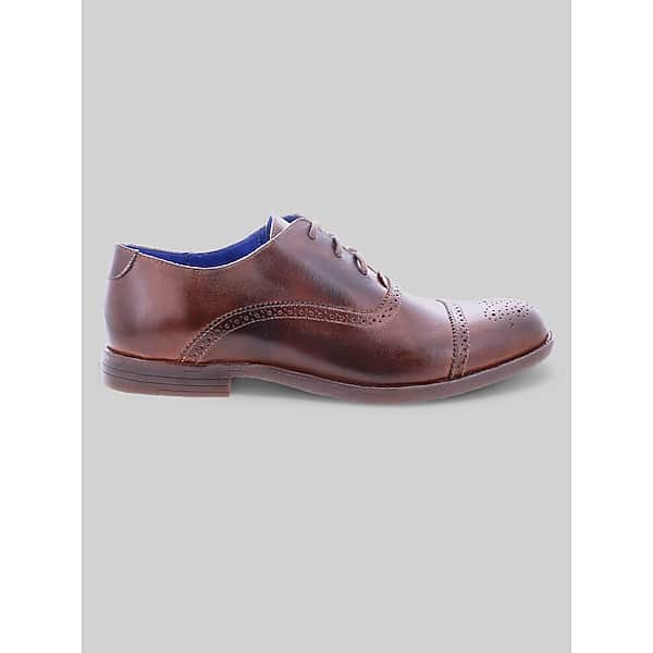 Bedstu Men's Donatello II Cap Toe Oxfords Teak Rustic - Size: 9 D-Width TMW439H90416