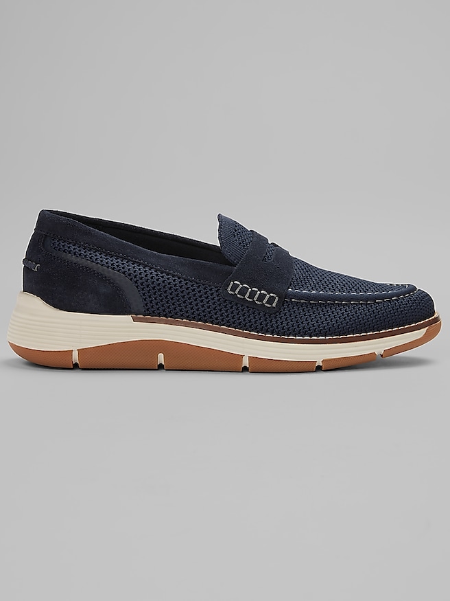 Rockport Men's Lance Casual Loafers , Dk Blue
