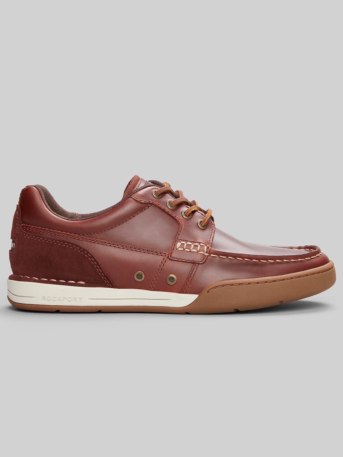 Rockport Wentworth Casual Lace-Ups, Brown | Casual Shoes 