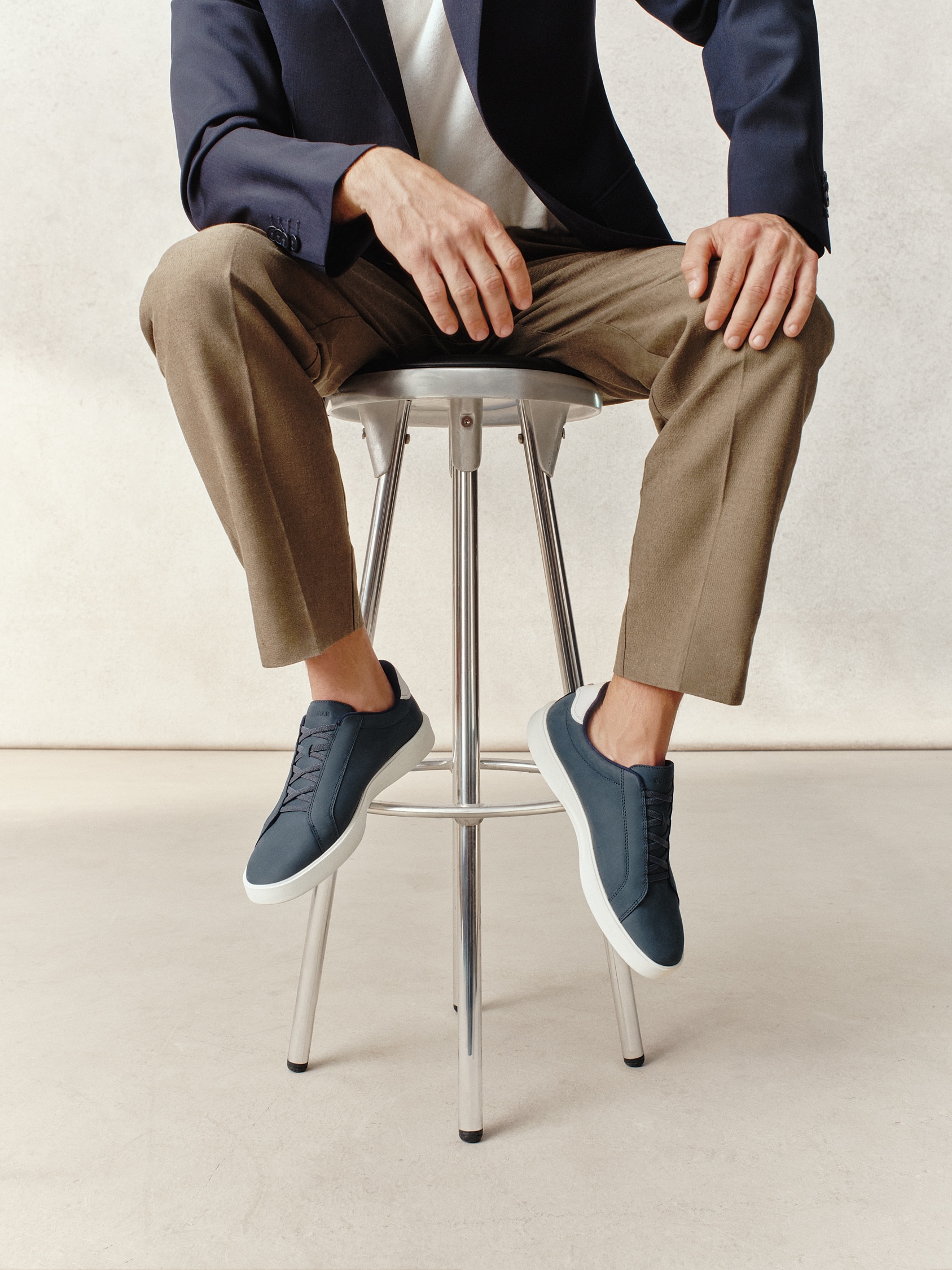 Cole Haan Grand Crosscourt Daily Elastic Lace Slip-On Sneakers