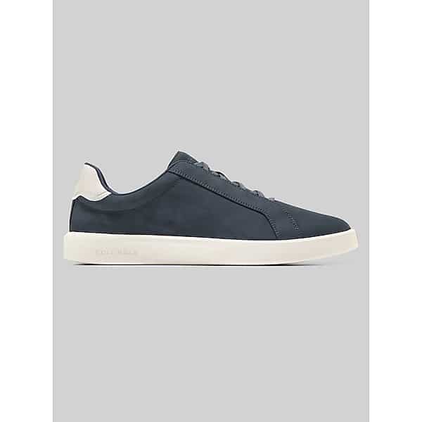 Cole Haan Men's Grand Crosscourt Daily Elastic Lace Slip-On Sneakers Navy - Size: 12 D-Width