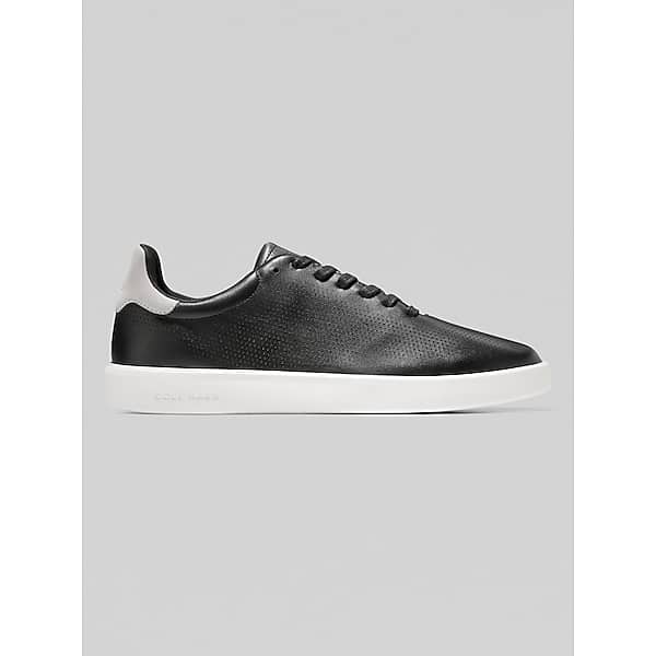 Cole Haan Men's Grand Crosscourt Daily Laser Sneakers Black/Ivory - Size: 12 D-Width TMW43B920402