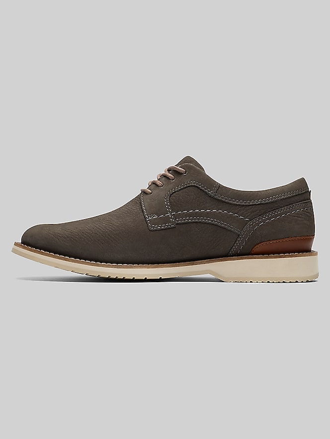 Clarks Monahan Plain Toe Oxford, Stone - Image 6 of 6