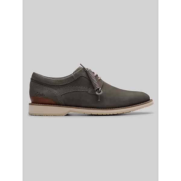 Clarks Men's Monahan Plain Toe Oxford Stone - Size: 11 WIDE