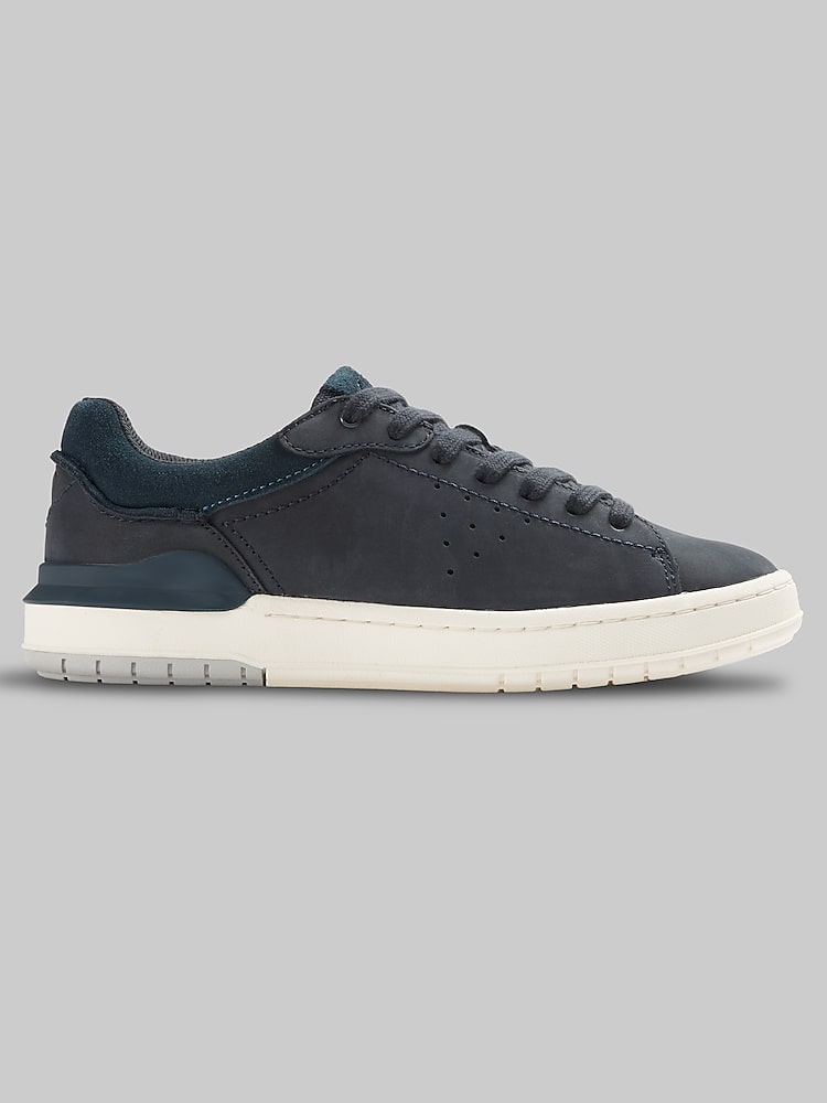 Clarks Courtlite 2 Run Plain Toe Sneakers, Navy - Blue  display picture 2