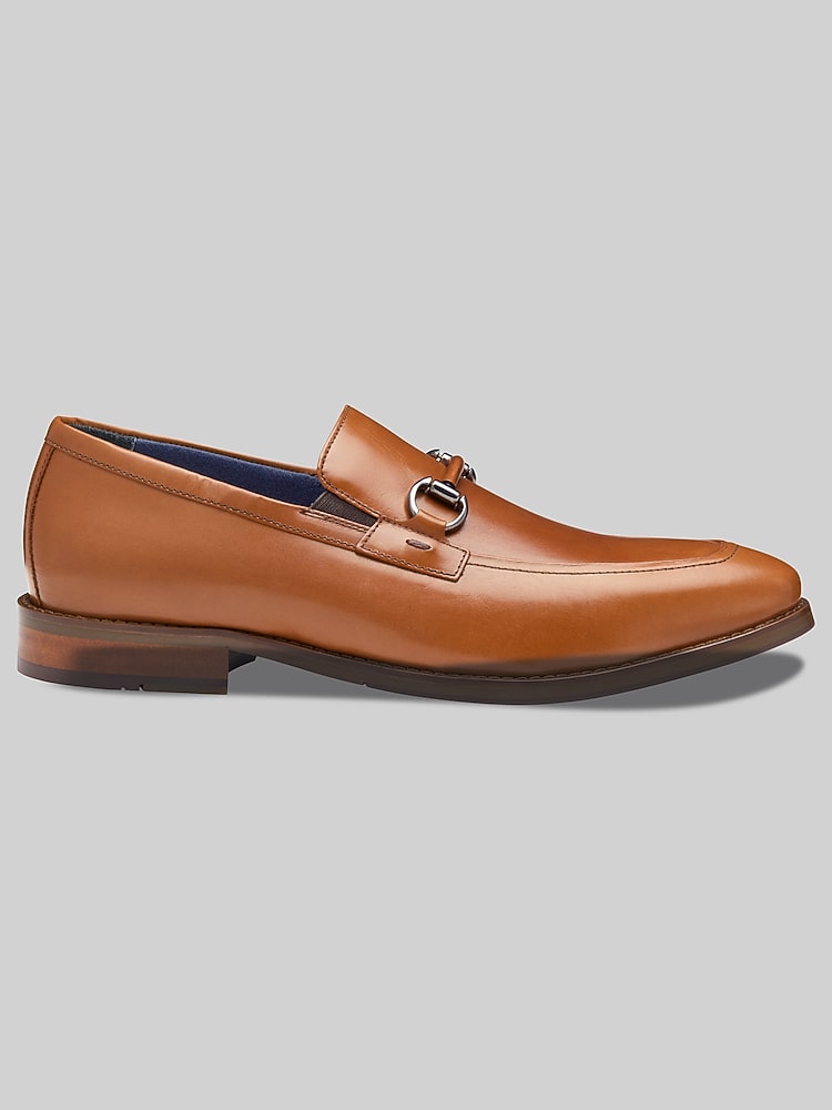 Johnston & Murphy XC Flex Landry Bit Moc Toe Loafers, Tan  display picture 1