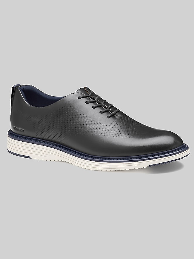 Johnston &Amp; Murphy Upton One-Piece Perfed Plain Toe Oxfords